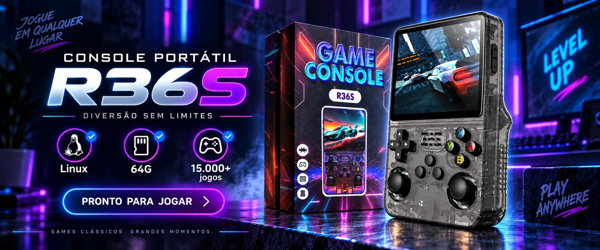 Console Portátil R36S