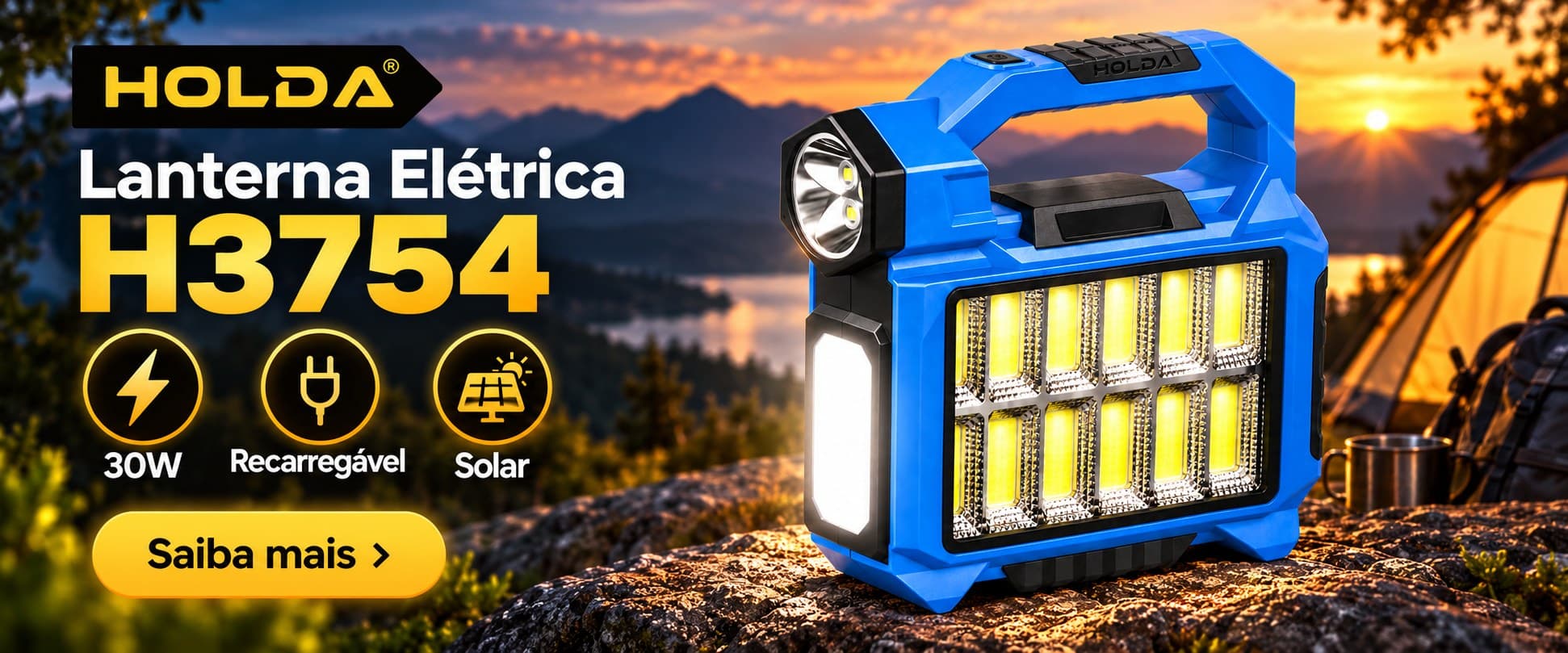 Lanterna Elétrica Holda H3754