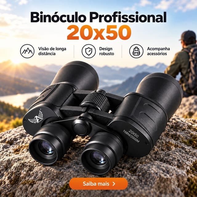 Binóculo 20X50 Militar Tático G-292