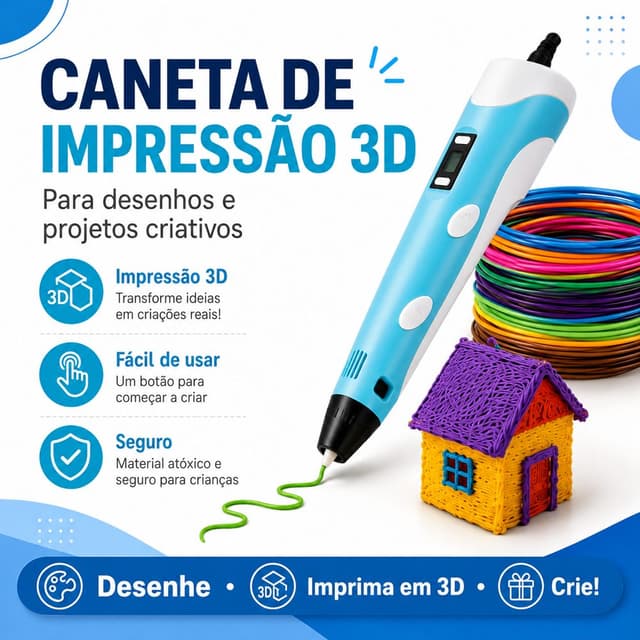 Caneta de Impressão 3D