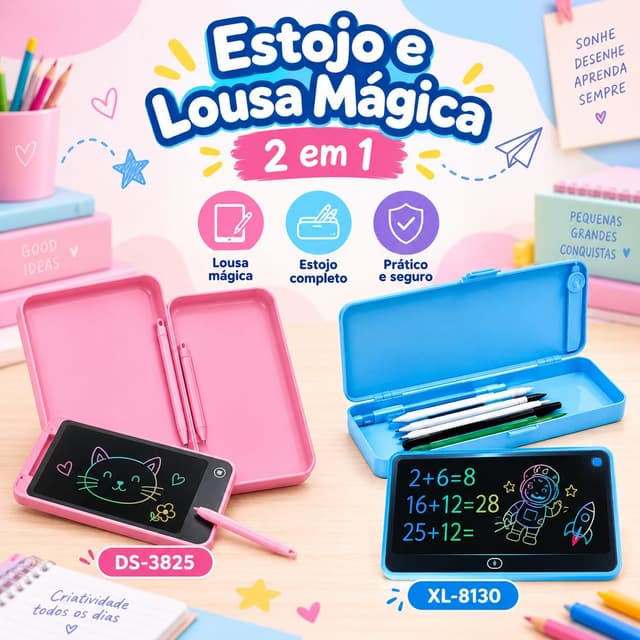 Lousa Mágica com Estojo