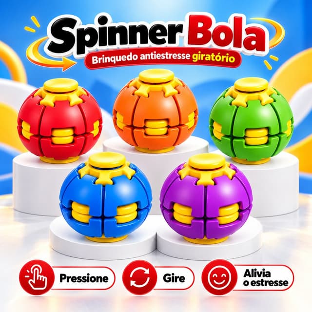 Bolinha Spinner Giratória