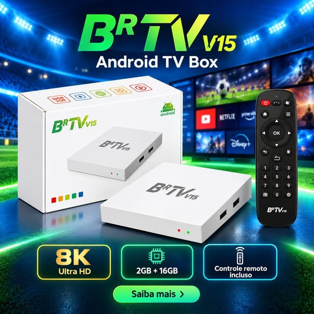 TV Box BRTV Smart TV V15 Total