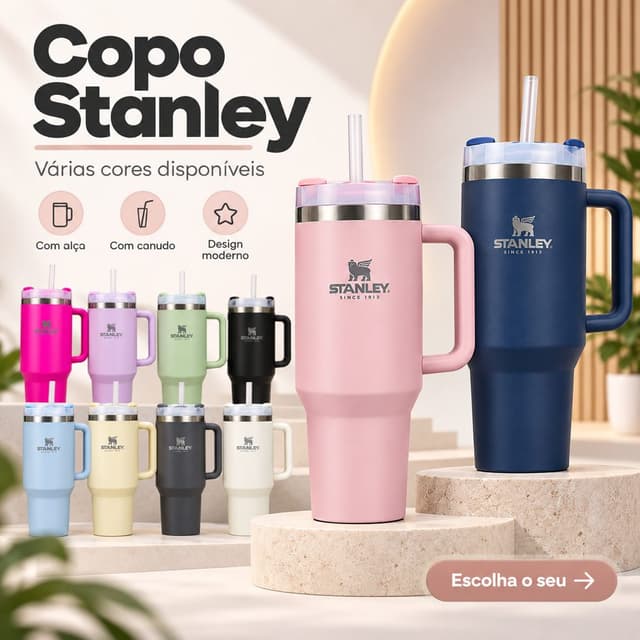 Copo Térmico (Stanley) Inoxidável 600 Ml