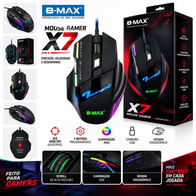 Mouse Gamer X7