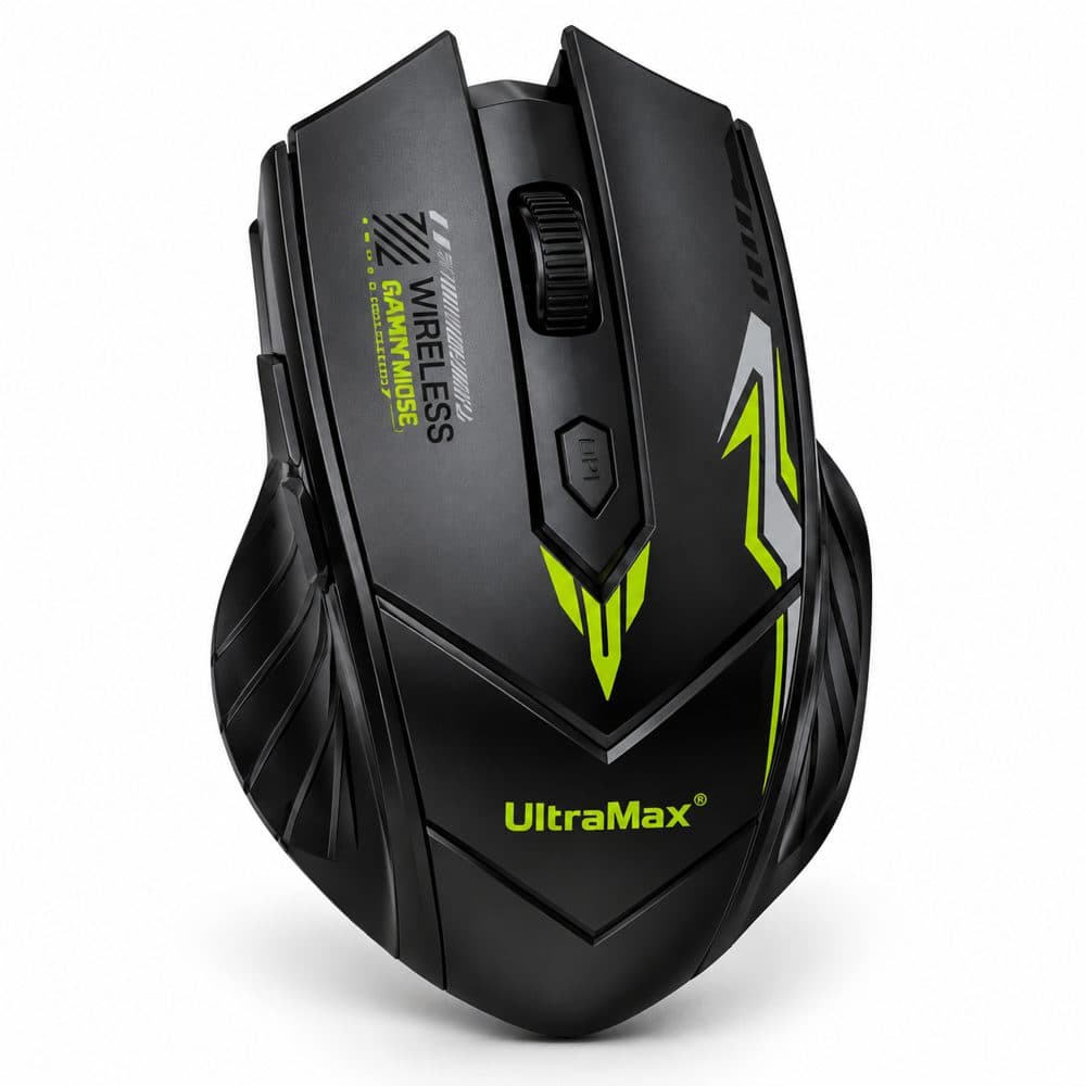 Mouse Gamer Sem Fio Ergônomico Ultramax X185