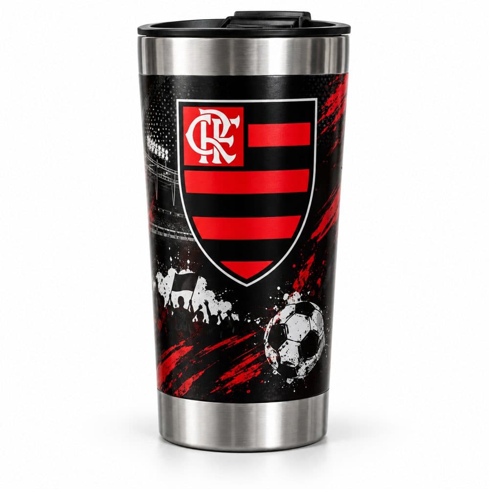 Copo Personalizado 3D 473 Ml (Flamengo)