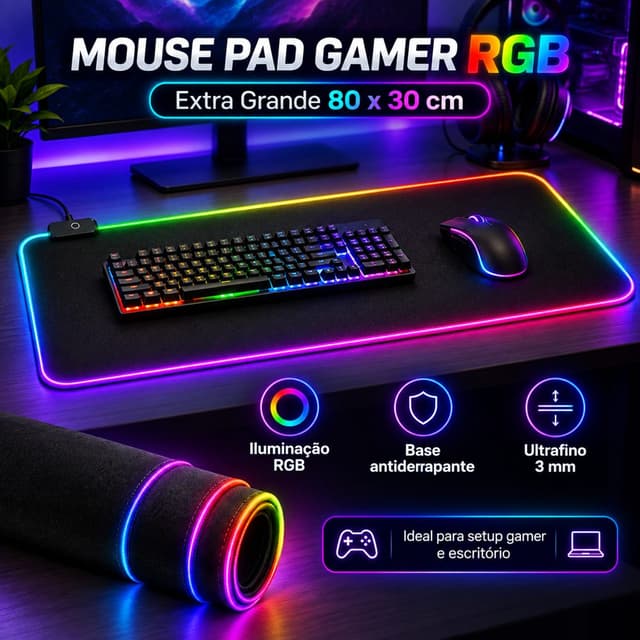 Mousepad Gamer 80X30cm