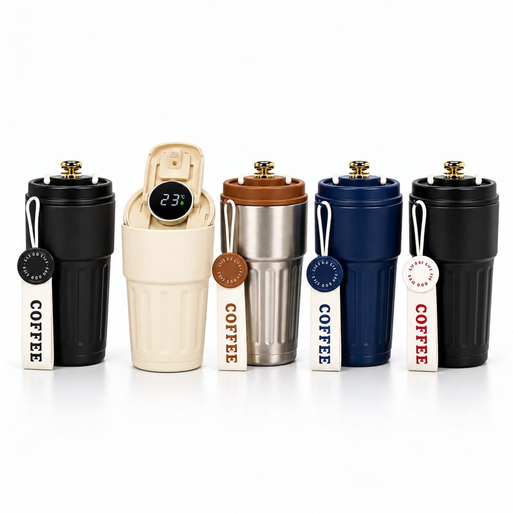Copo Teéermico Inteligente Coffee 460 Ml