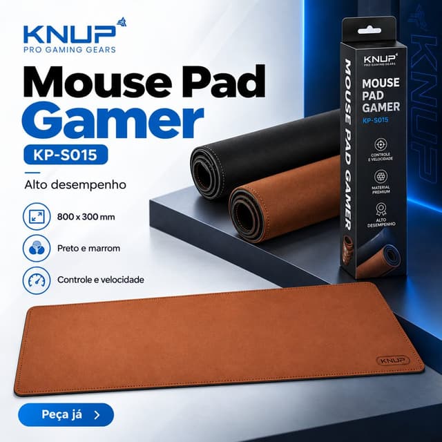 Mousepad Gamer Couro 80X30cm T101