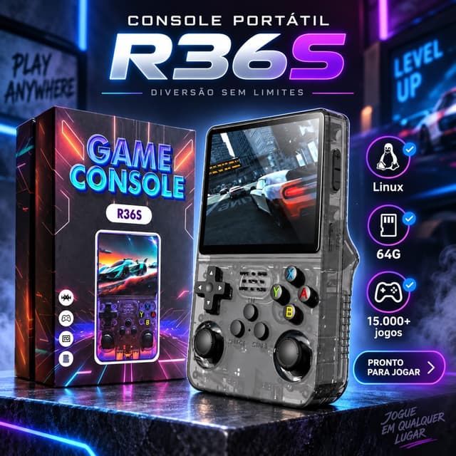 Console Portátil R36S