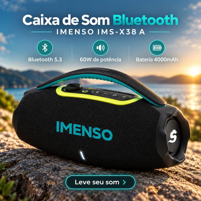 Caixa de Som Imenso 60W Ims X38 a