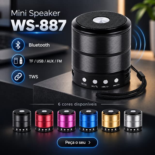 Caixa de Som WS-887