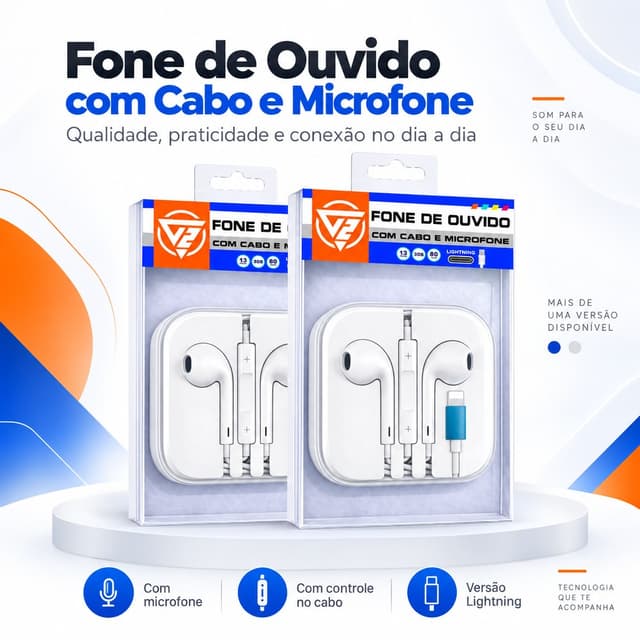 Fone de Ouvido iOS