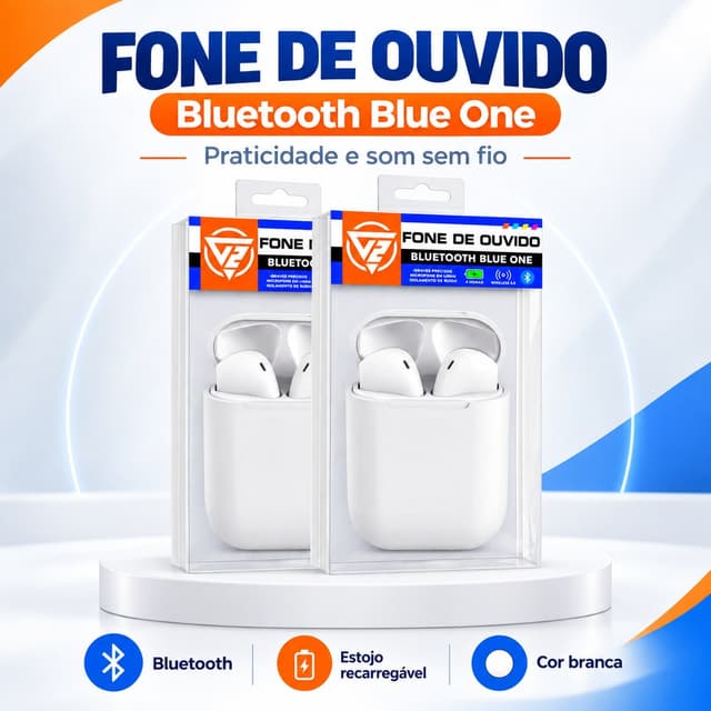 Fone Bluetooth Blue One