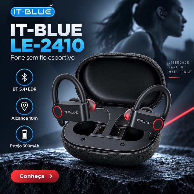 Fone de Ouvido Bluetooth It-blue LE-2410