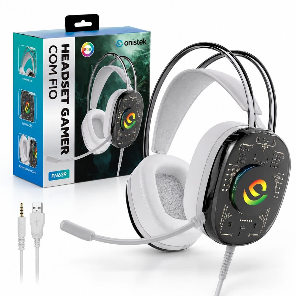 Headphone Gamer com Fio Onistek FN639
