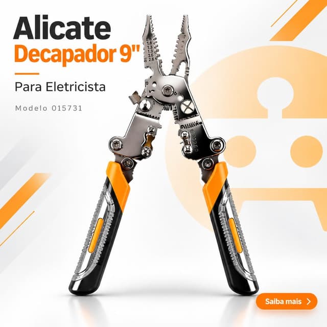Alicate Decapador para Eletricista 9