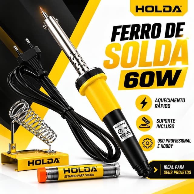Ferro de Solda 60W Profissional