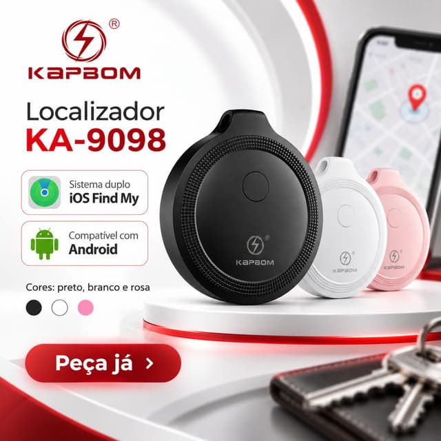 Rastreador e Localizador Tag KA-9098