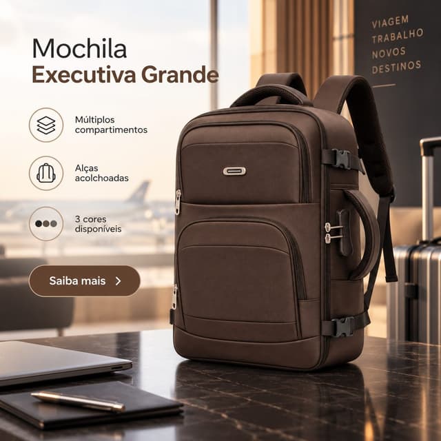 Mochila Executiva Notebook LN2599