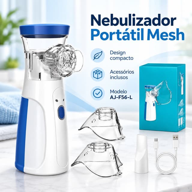Inalador Nebulizador Portátil F96