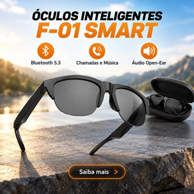 Óculos Inteligentes F-01 Smart
