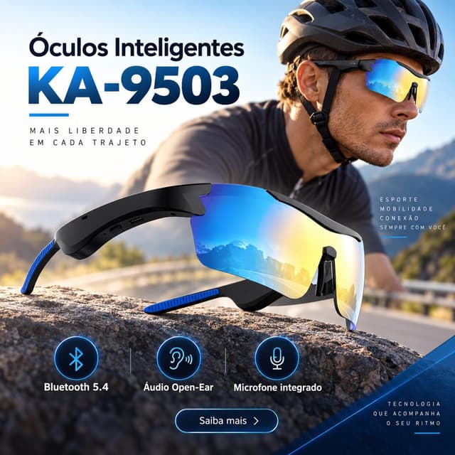 Óculos Inteligentes Sport KA-9503