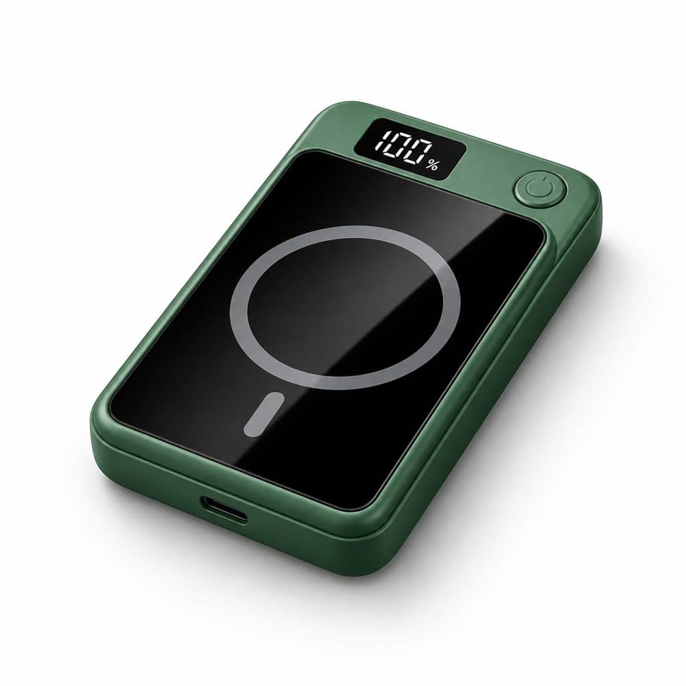 Carregador Portátil Indução 10000 Mah Magsafe
