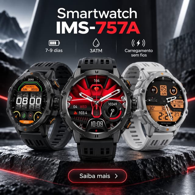 Relógio Smartwatch Ims 757A Esportivo