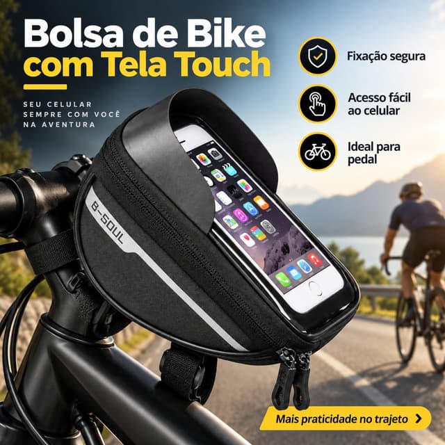 Suporte para Celular Moto e Bike Bolsa Bmg 04