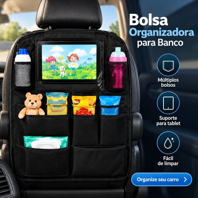 Bolsa Organizadora para Banco Carro 0327