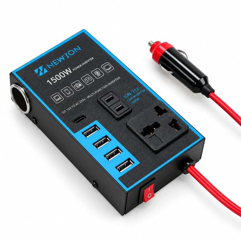 Inversor Veicular 1500W 12V/24V para 110V/220V