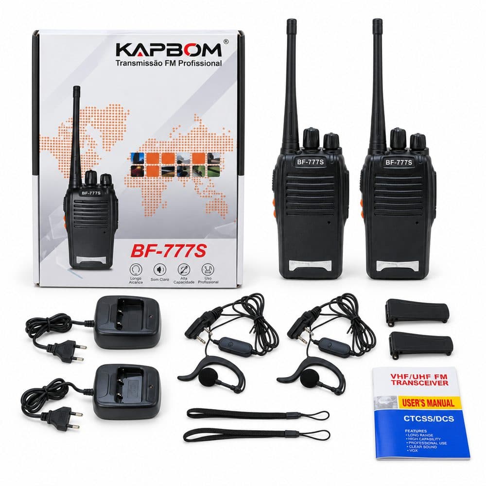 Rádio Comunicador Walk Talk BF-777S