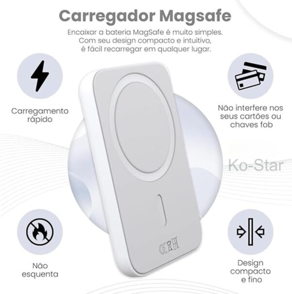 CARREGADOR PORTÁTIL MAGNETIC MAGSAFE - Image 5