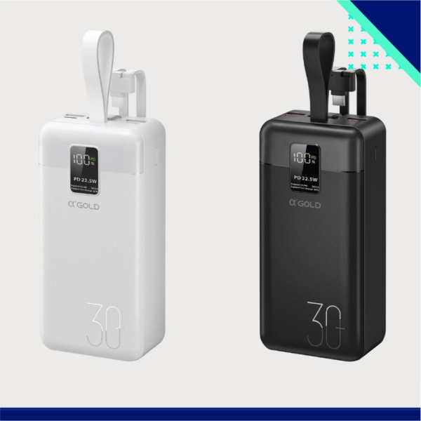 CARREGADOR PORTÁTIL 30.000mAh