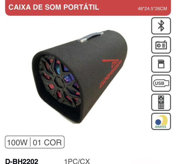 CAIXA DE SOM GRASEP LED - Image 4