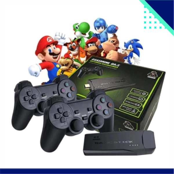 GAME STICK 37000 JOGOS 64GB 2.4G