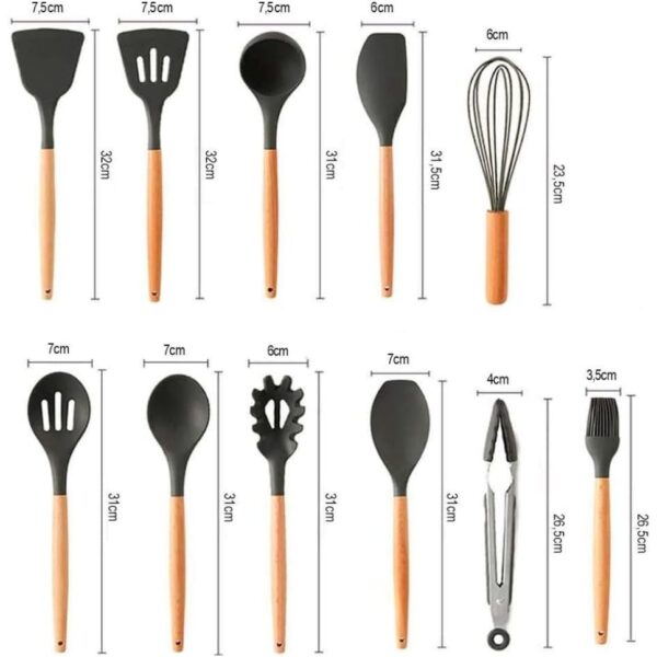 KIT DE UTENSÍLIOS DE COZINHA 12 UND - Image 2