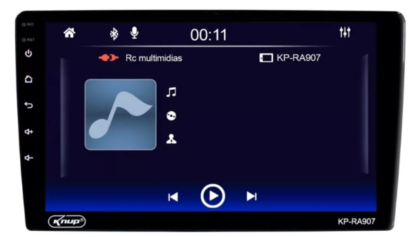 CENTRAL MULTIMÍDIA KNUP 9 POLEGADAS - Image 16