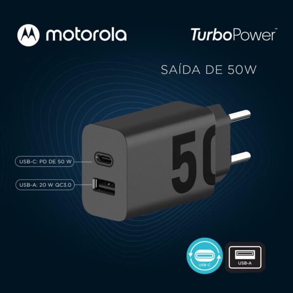 CARREGADOR MOTOROLA 50W TC - Image 3