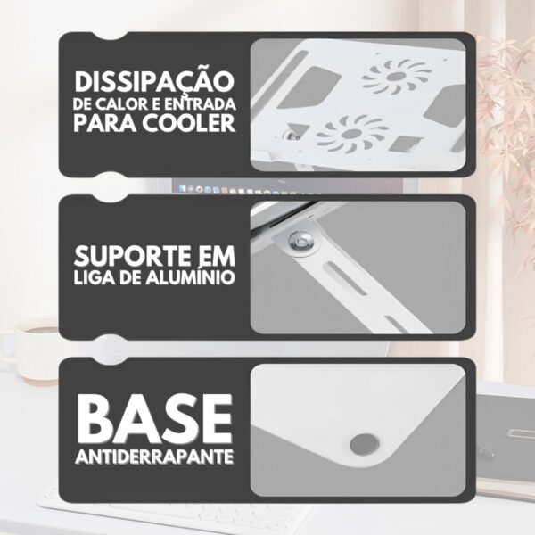 BASE PARA NOTEBOOK METAL B-MAX BGM-64 - Image 6