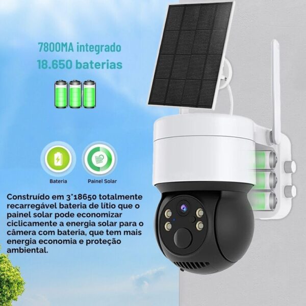 CÂMERA SOLAR C/ CHIP 4G Gk4 - Image 11