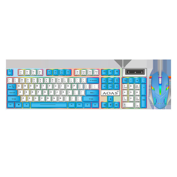 TECLADO E MOUSE GAMING COM LED RGB M-450 - Image 5