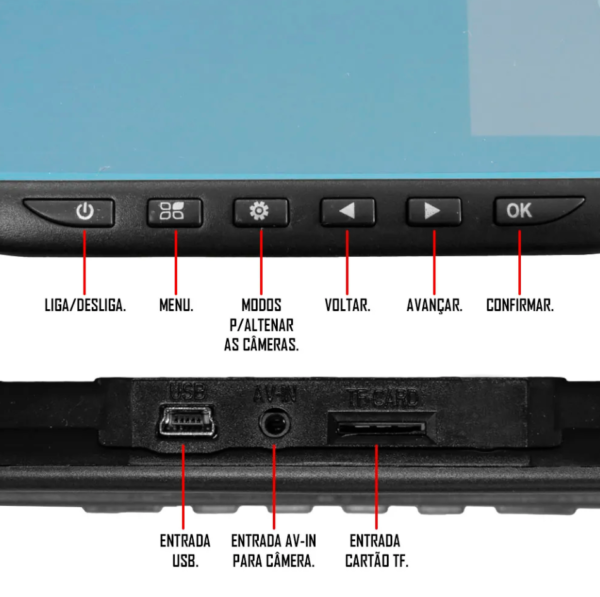 RETROVISOR COM CÂMERA AR01 - Image 7