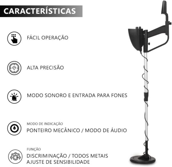 FERRAMENTO DETECTOR DE METAL MD-4030 - Image 4