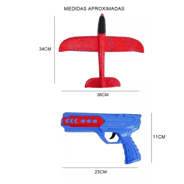 AVIÃO PLANADOR AEROMODELO COM LANCADOR - Image 2