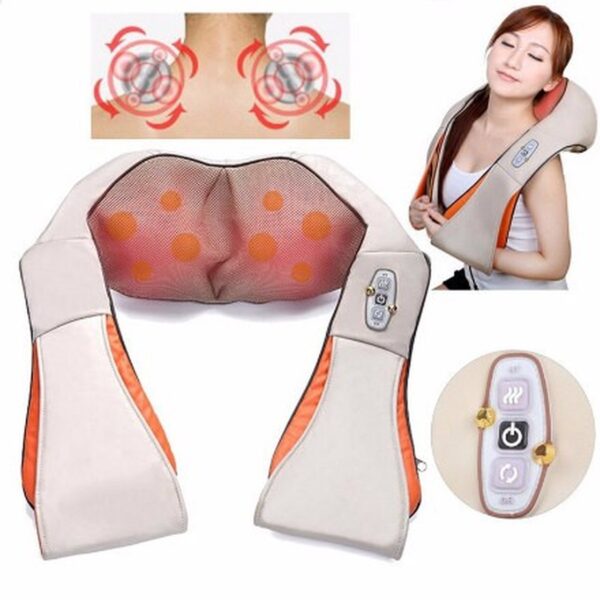 COLETE MASSAGEADOR SHIATSU PULSO ELÉTRICO COM INFRAVERMELHO - Image 2