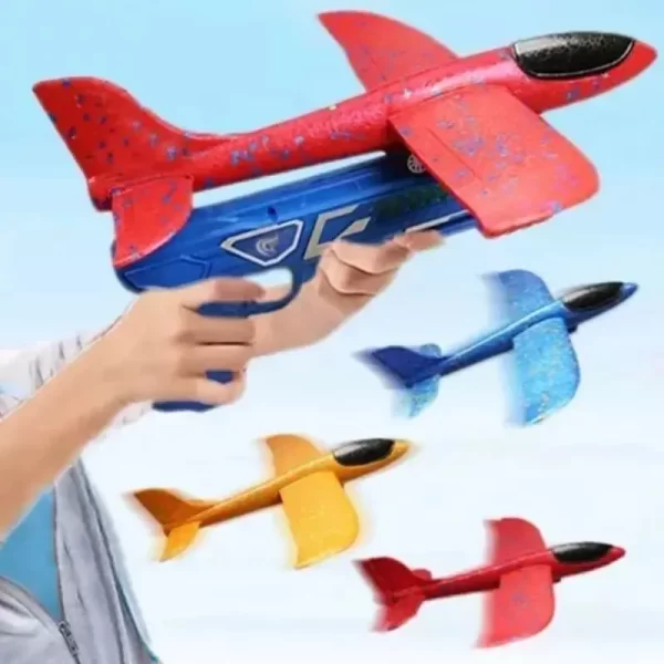 AVIÃO PLANADOR AEROMODELO COM LANCADOR - Image 3