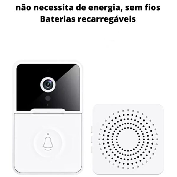 CAMPAINHA INTERFONE INTELIGENTE COM CÂMERA E ÁUDIO WI-FI SEM FIO - Image 3